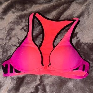 PINK 32A push up sports bra